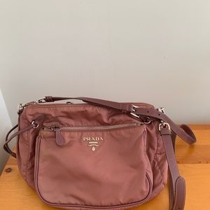 Nylon Prada Pink Purse